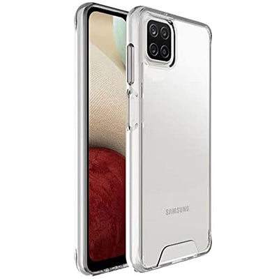 [Fusion HD Case] Shockproof Fused Gel Bumper & Hard Back Slim Clear Cover for Samsung Galaxy A22 5G