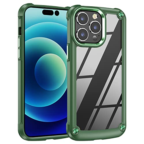 [Fusion Armour Case] Premium Hybrid Tough Heavy Duty, Rugged, Clear Back Bumper Case for Apple iPhone 14 Pro Max 6.7"