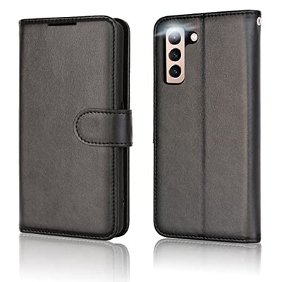 [Wallet Case] Protective Cover with Cash & Card Holder, Stand and Wrist Strap For Samsung Galaxy S23 Plus