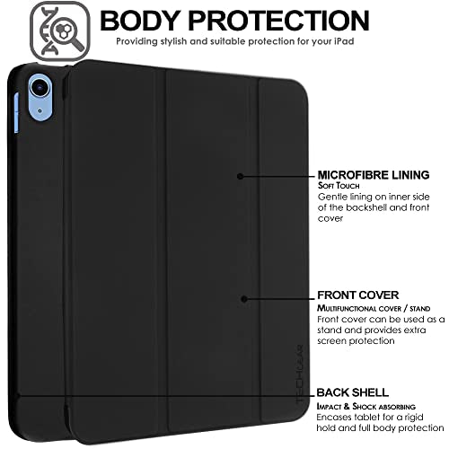 [Smart Case] Slim Stand Cover with Auto Sleep/Wake for Apple iPad 11th & 10th Generation, iPad 2025 / 2022