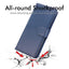 [Wallet Case] Protective Cover with Cash & Card Holder, Stand and Wrist Strap For Samsung Note 20