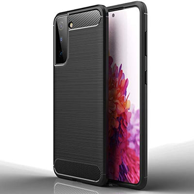 [Stealth Case] Samsung Galaxy S21 Plus Soft Protective Slim Cover with Carbon Fibre Detailing
