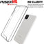 [Fusion HD Case] Shockproof Fused Gel Bumper & Hard Back Slim Clear Cover for Samsung Galaxy A22 5G