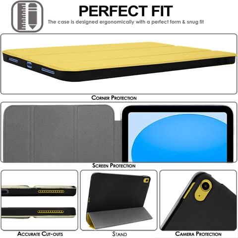 [Smart Case] Slim Stand Cover with Auto Sleep/Wake for Apple iPad 11th & 10th Generation, iPad 2025 / 2022