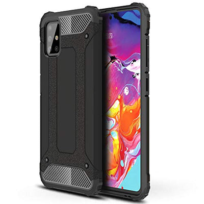 [Tough Armoured Case] ShockProof Dual-Layer Protective Heavy Duty Cover for Samsung Galaxy A51