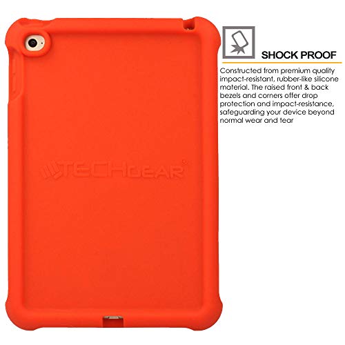 [Bumper Case] Shockproof Soft Easy Grip Case for Apple iPad Mini 5 2019, iPad Mini 4