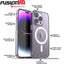 [Fusion HD Case] Shockproof Fused Gel Bumper & Hard Back Slim Clear Cover for iPhone 14 Pro