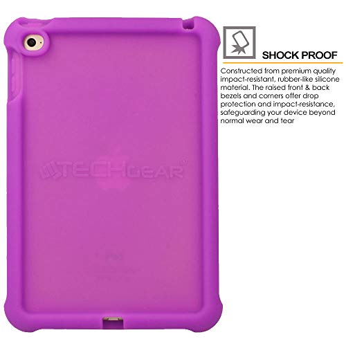 [Bumper Case] Shockproof Soft Easy Grip Case for Apple iPad Mini 5 2019, iPad Mini 4