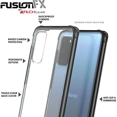 [Fusion FX Case] Slim & Light Tough Fused Gel Bumper & Hard Back Matte Case for Samsung Galaxy S20