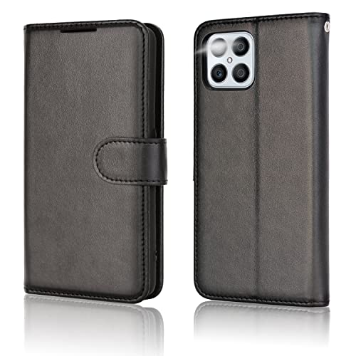 [Wallet Case] Protective Cover with Cash & Card Holder, Stand and Wrist Strap For Honor X8
