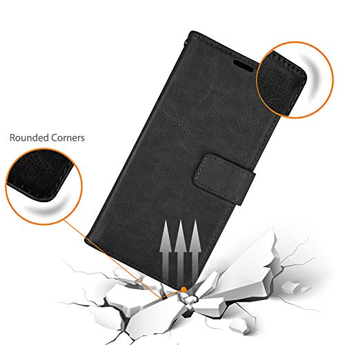 [Wallet Case] Protective Cover with Cash & Card Holder, Stand and Wrist Strap For Samsung Galaxy S20 Ultra