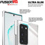 [Fusion HD Case] Shockproof Fused Gel Bumper & Hard Back Slim Clear Cover for Samsung Galaxy Note 20 Ultra