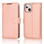 [Wallet Case] Protective Cover with Cash & Card Holder, Stand and Wrist Strap For Apple iPhone 13 Mini