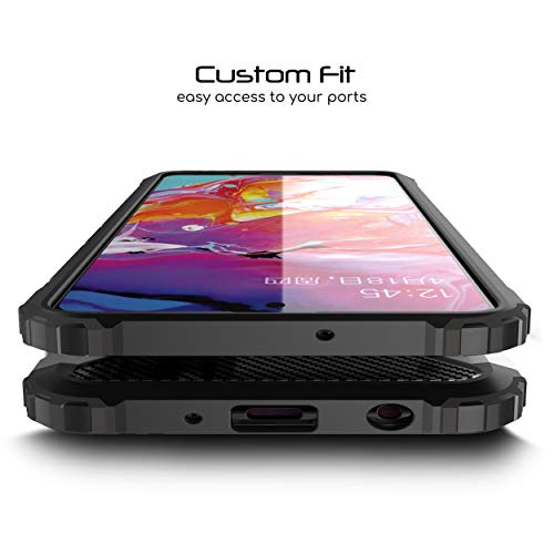 [Tough Armoured Case] ShockProof Dual-Layer Protective Heavy Duty Cover for Samsung Galaxy A51
