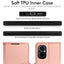 [Wallet Case] Protective Cover with Cash & Card Holder, Stand and Wrist Strap For Oppo Reno 8 Lite 5G