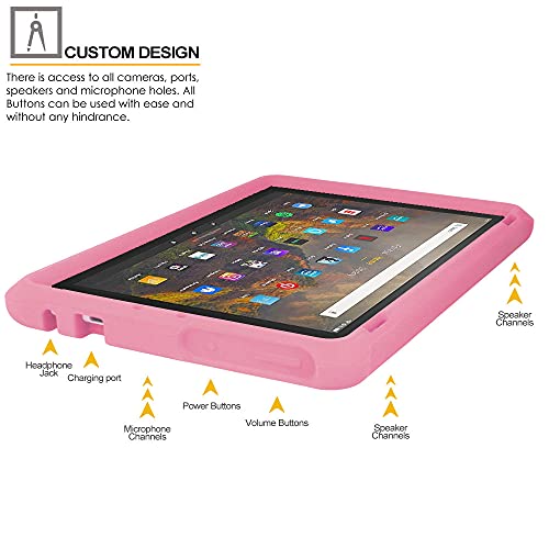 [Bumper Case] Shockproof Soft Easy Grip Case for Amazon Fire HD 10" / HD 10 Plus 11th Generation / 2021