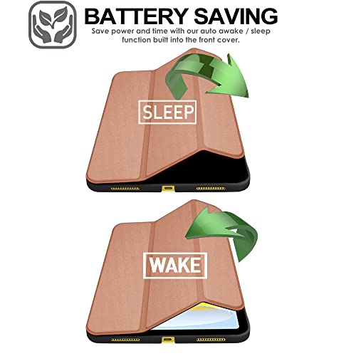 [Smart Case] Slim Stand Cover with Auto Sleep/Wake for Apple iPad 11th & 10th Generation, iPad 2025 / 2022
