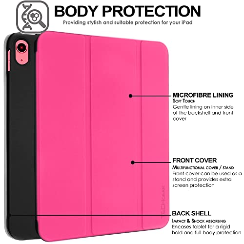 [Smart Case] Slim Stand Cover with Auto Sleep/Wake for Apple iPad 11th & 10th Generation, iPad 2025 / 2022