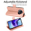 [Wallet Case] Protective Cover with Cash & Card Holder, Stand and Wrist Strap For Oppo RedMi Note 9T 5G
