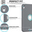 [D-FENCE Case] Tough & Rugged Smart Case For Apple iPad 11th & 10th Generation, iPad 2025 / 2022