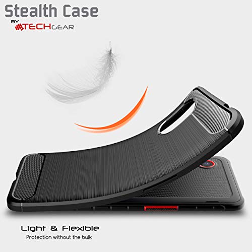 [Stealth Case] Samsung Galaxy XCover 5 Soft Protective Slim Cover with Carbon Fibre Detailing
