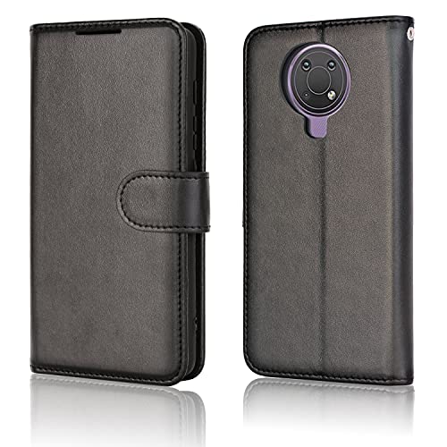 [Wallet Case] Protective Cover with Cash & Card Holder, Stand and Wrist Strap For Nokia G10 / G20