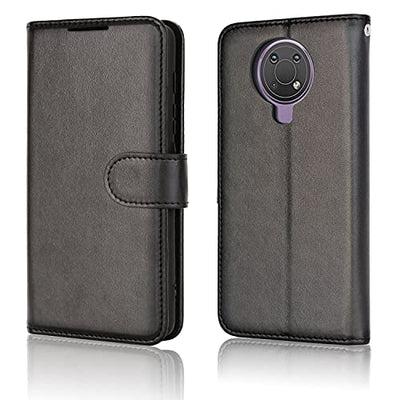 [Wallet Case] Protective Cover with Cash & Card Holder, Stand and Wrist Strap For Nokia G10 / G20