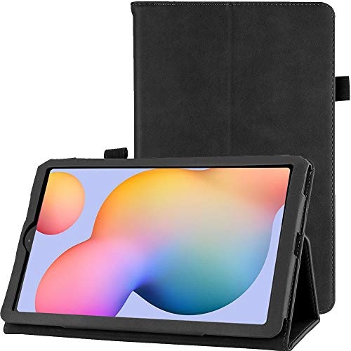 [Folio Case] Smart Cover Stand with Auto Sleep/Wake & Hand Strap For Samsung Galaxy Tab S6 Lite 10.4" (SM-P610 / P613 / P615 / P619)