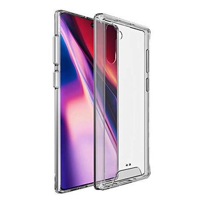 [Fusion HD Case] Shockproof Fused Gel Bumper & Hard Back Slim Clear Cover for Samsung Galaxy Note 10