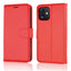 [Wallet Case] Protective Cover with Cash & Card Holder, Stand and Wrist Strap For Apple iPhone 12 Mini