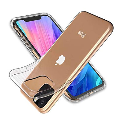 [AirFlex Case] Crystal Clear Slim & Light, Protective,  Soft Gel Cover for iPhone 11 Pro Max