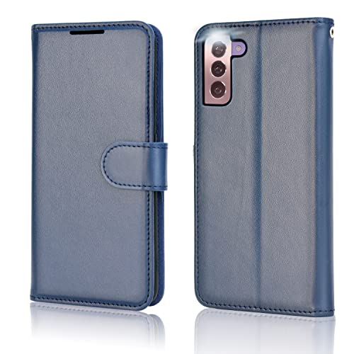 [Wallet Case] Protective Cover with Cash & Card Holder, Stand and Wrist Strap For Samsung Galaxy S23 Plus