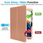 [Folio Case] Smart Cover Stand with Auto Sleep/Wake & Hand Strap For Samsung Galaxy Tab A8 10.5" (SM-X200 / SM-X205)