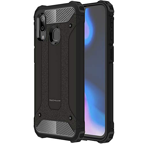 [Tough Armoured Case] ShockProof Dual-Layer Protective Heavy Duty Cover for Samsung Galaxy A40