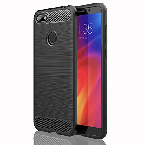 [Stealth Case] Motorola Moto E6 Play Soft Protective Slim Cover with Carbon Fibre Detailing