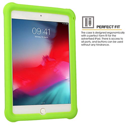 [Bumper Case] Shockproof Soft Easy Grip Case for Apple iPad Mini 5 2019, iPad Mini 4