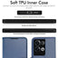 [Wallet Case] Protective Cover with Cash & Card Holder, Stand and Wrist Strap For Oppo Reno 8 Pro 5G