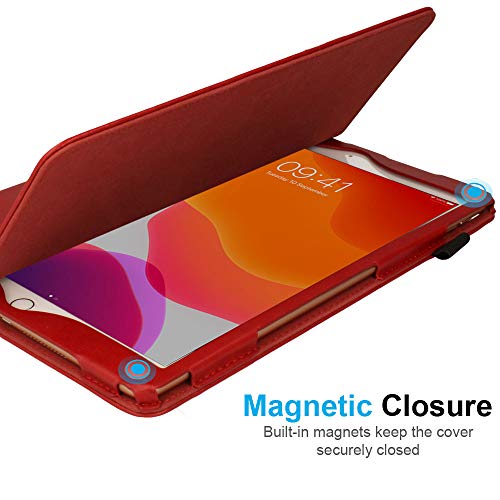 [Folio Case] Smart Cover Stand with Auto Sleep/Wake & Hand Strap For Apple iPad 10.2" 2021 / 2020 / 2019 [9th / 8th / 7th Generation]