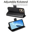 [Wallet Case] Protective Cover with Cash & Card Holder, Stand and Wrist Strap For Oppo Reno 7