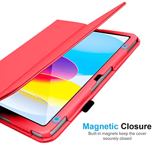 [Folio Case] Smart Cover Stand with Auto Sleep/Wake & Hand Strap For Apple iPad 11th & 10th Generation, iPad 2025 / 2022