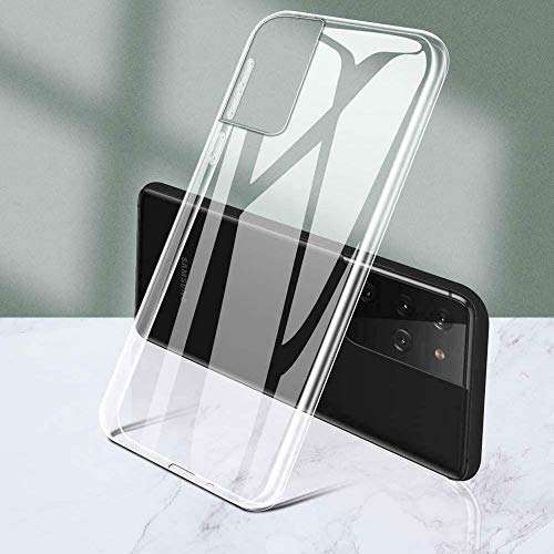 [AirFlex Case] Crystal Clear Slim & Light, Protective,  Soft Gel Cover for Samsung Galaxy S21 Ultra