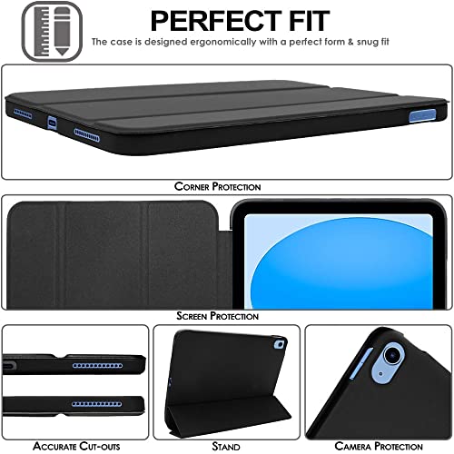 [Smart Case] Slim Stand Cover with Auto Sleep/Wake for Apple iPad 11th & 10th Generation, iPad 2025 / 2022