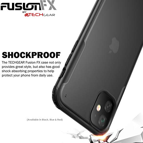 [Fusion FX Case] Slim & Light Tough Fused Gel Bumper & Hard Back Matte Case for iPhone 11