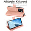 [Wallet Case] Protective Cover with Cash & Card Holder, Stand and Wrist Strap For Oppo Find X5 Lite 5G