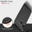 [Stealth Case] Samsung Galaxy A40 Soft Protective Slim Cover with Carbon Fibre Detailing