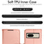 [Wallet Case] Protective Cover with Cash & Card Holder, Stand and Wrist Strap For Google Pixel 7