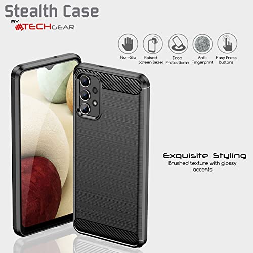 [Stealth Case] Samsung Galaxy A13 Soft Protective Slim Cover with Carbon Fibre Detailing