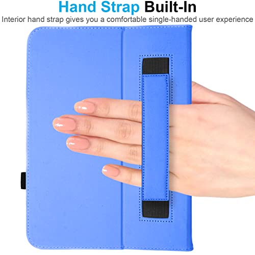 [Folio Case] Smart Cover Stand with Auto Sleep/Wake & Hand Strap For Apple iPad 11th & 10th Generation, iPad 2025 / 2022