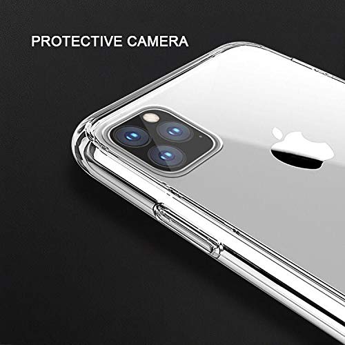 [AirFlex Case] Crystal Clear Slim & Light, Protective,  Soft Gel Cover for iPhone 11 Pro Max