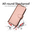 [Leather Wallet Case] Protective Cover with Cash & Card Holder, Stand and Wrist Strap For Samsung Galaxy Z Fold 4